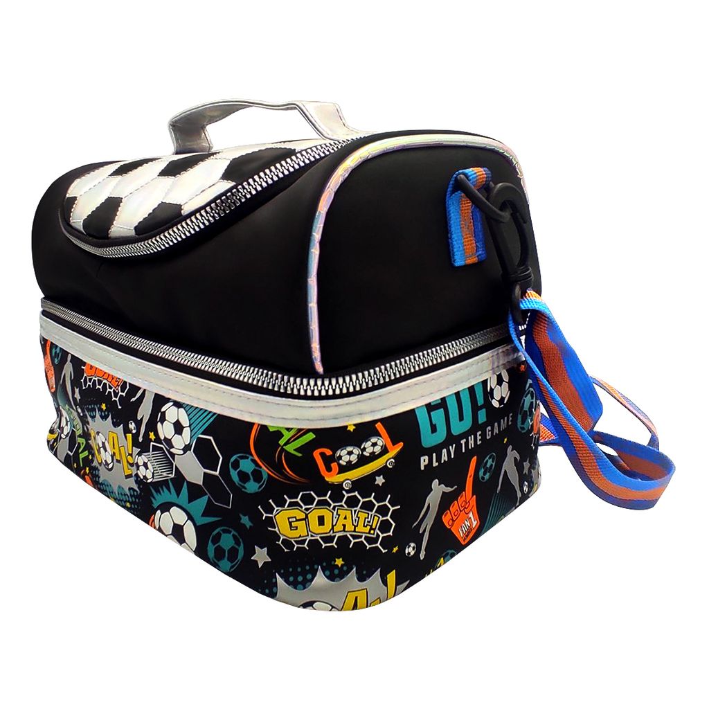 03 - lunch bag - football - side view