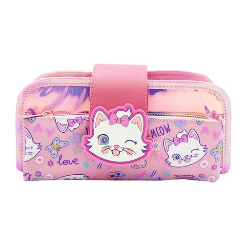 21 - kitty - pencil case - front