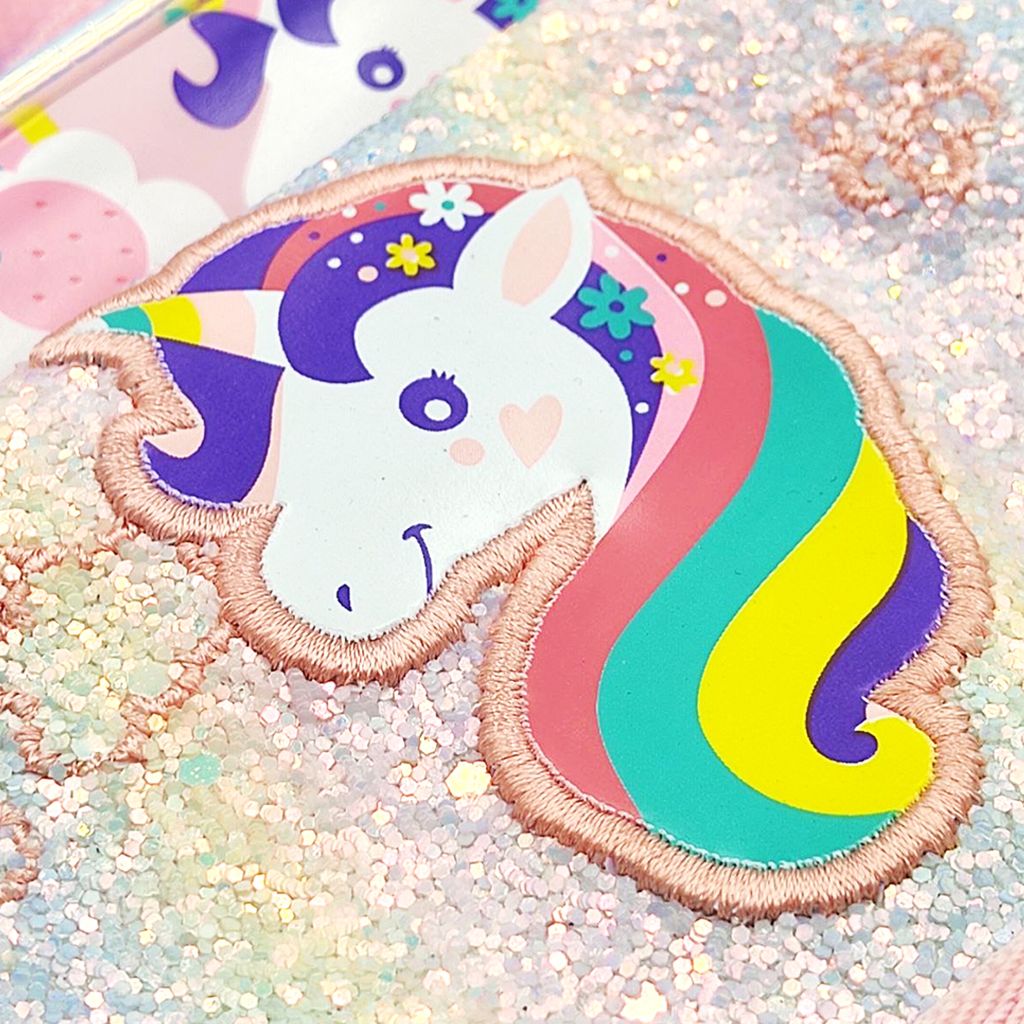 16 - unicorn - sling bag - close up - a