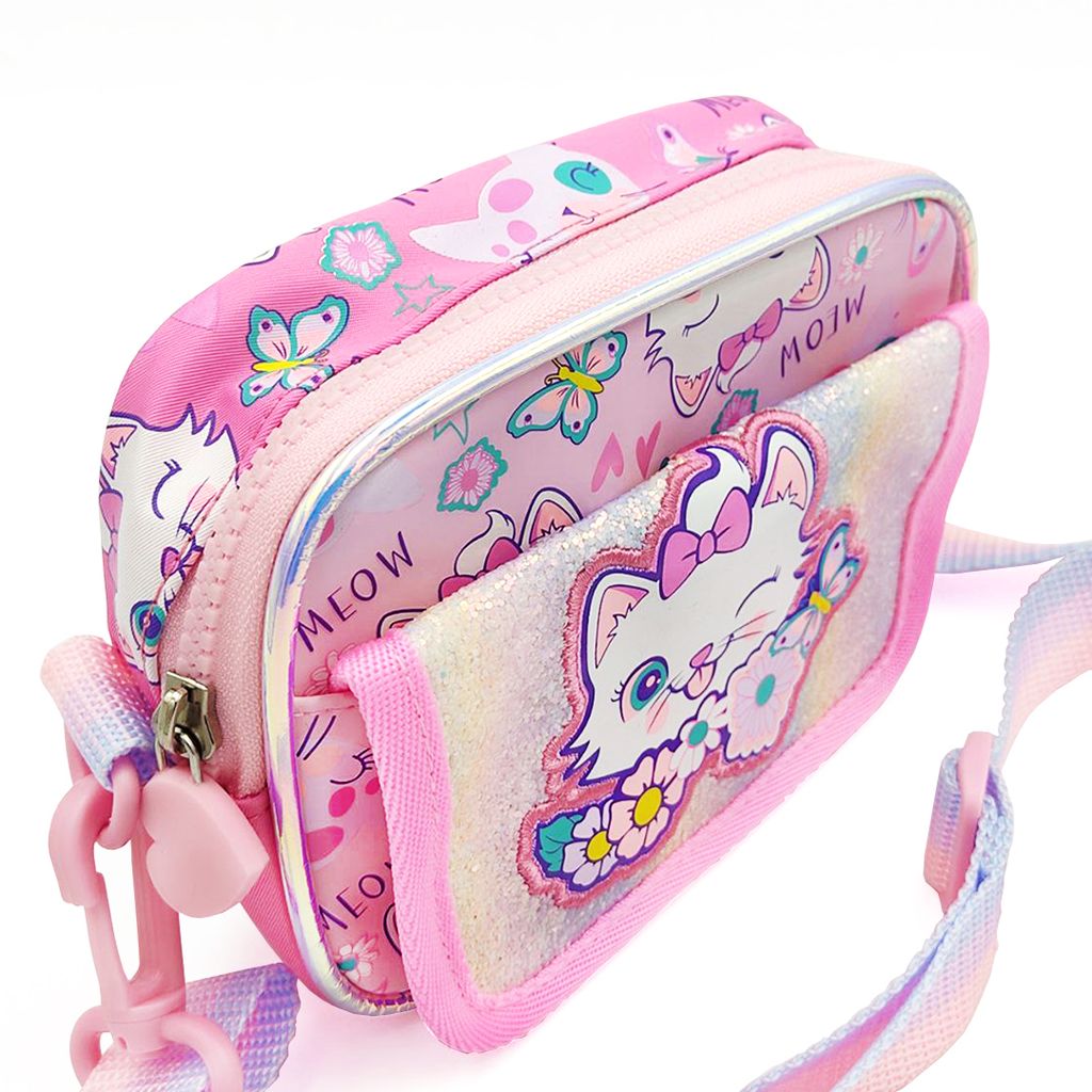 25 - kitty - sling bag - top view