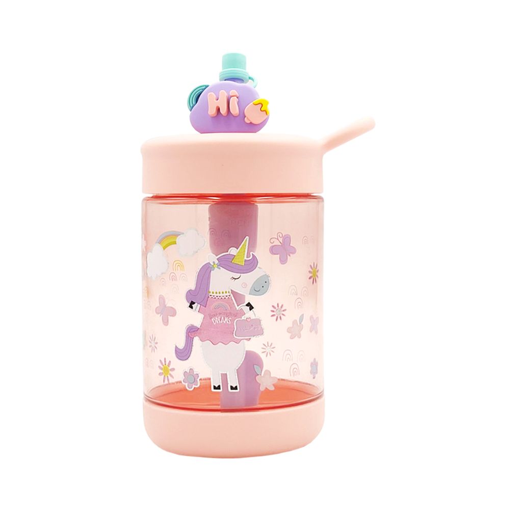 18 - unicorn - sippy cup - front