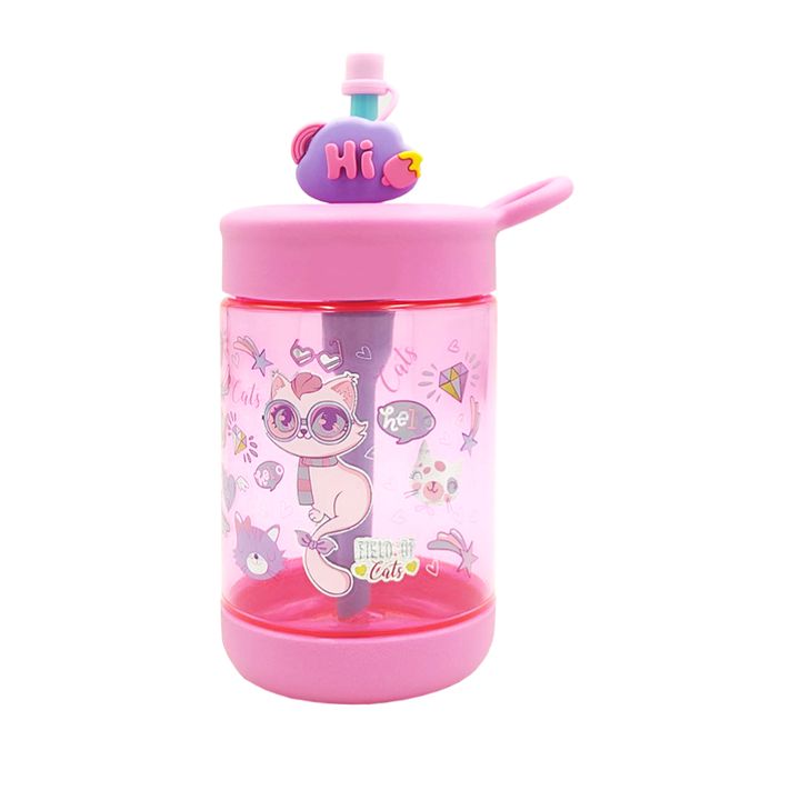 24 - kitty - sippy cup - front