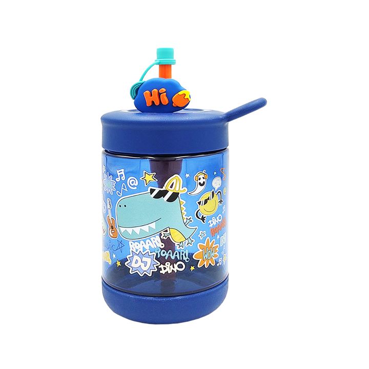 11 - dino - sippy cup - front