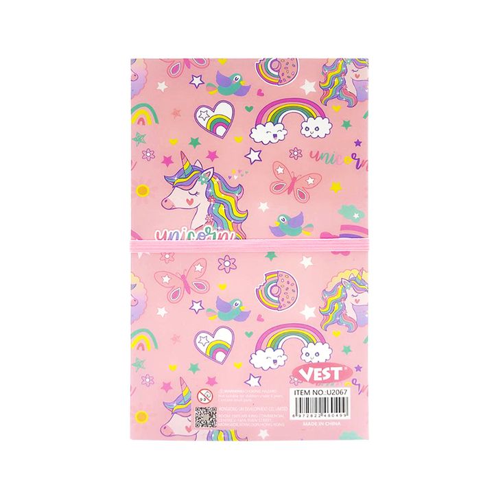 13 - unicorn - colouring book - back
