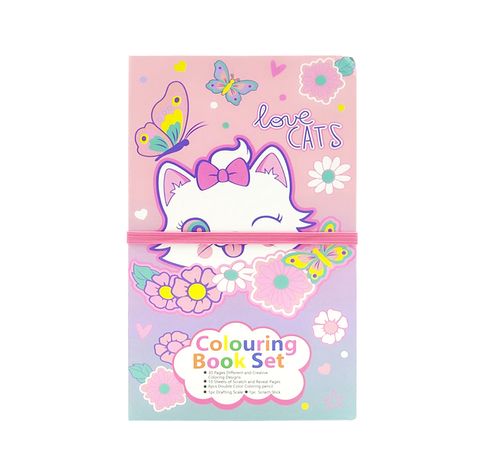 20 - kitty - coloring book - front