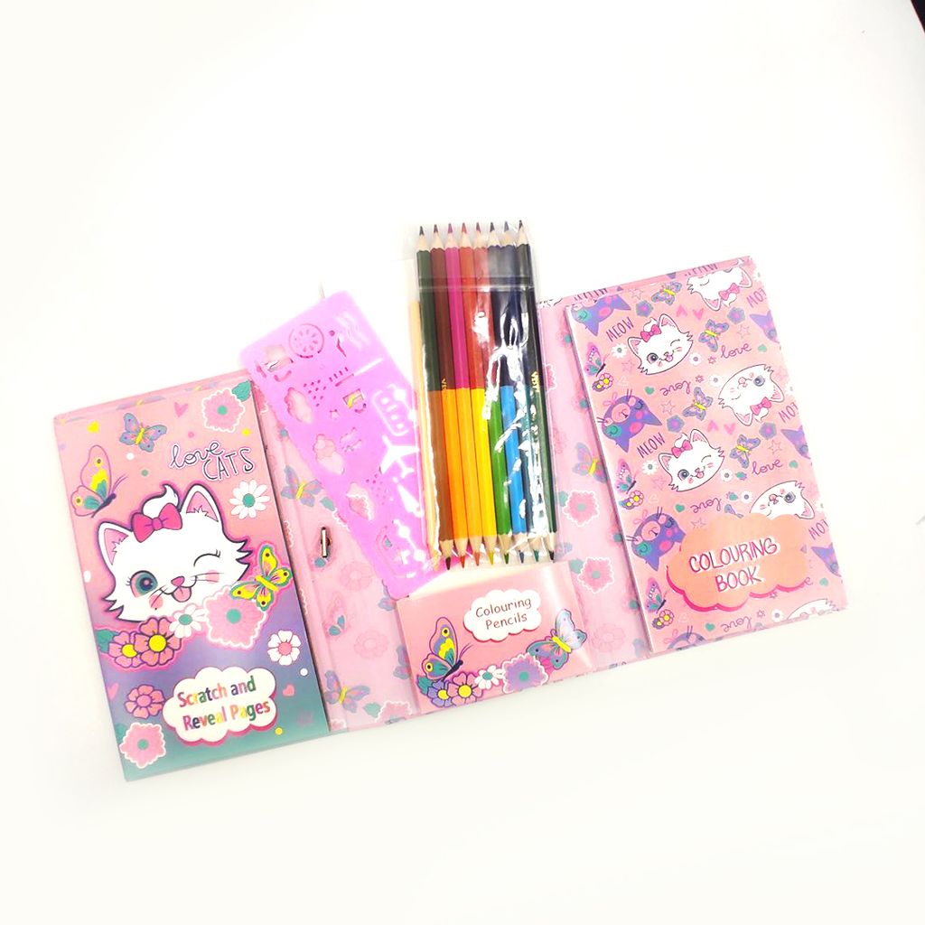 20 - kitty - coloring book - open inside 2