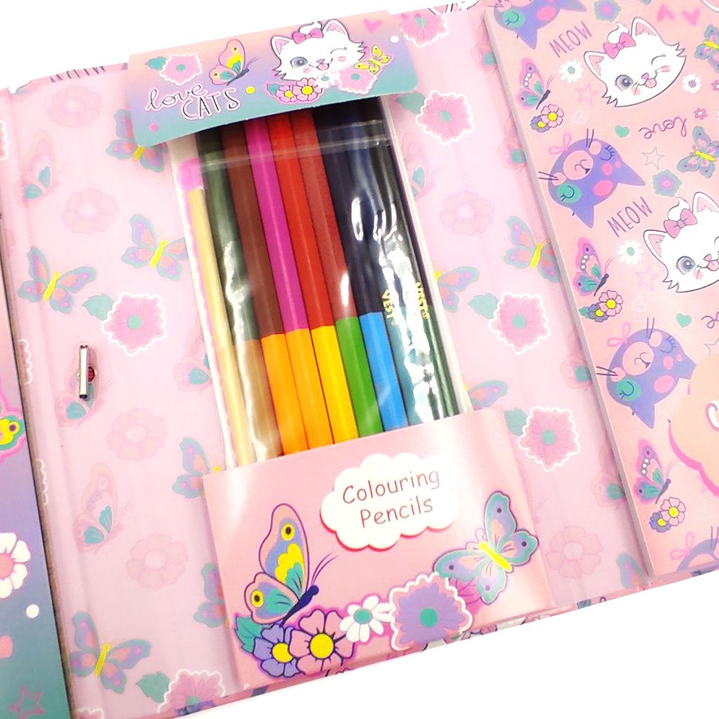 20 - kitty - coloring book - close up - c