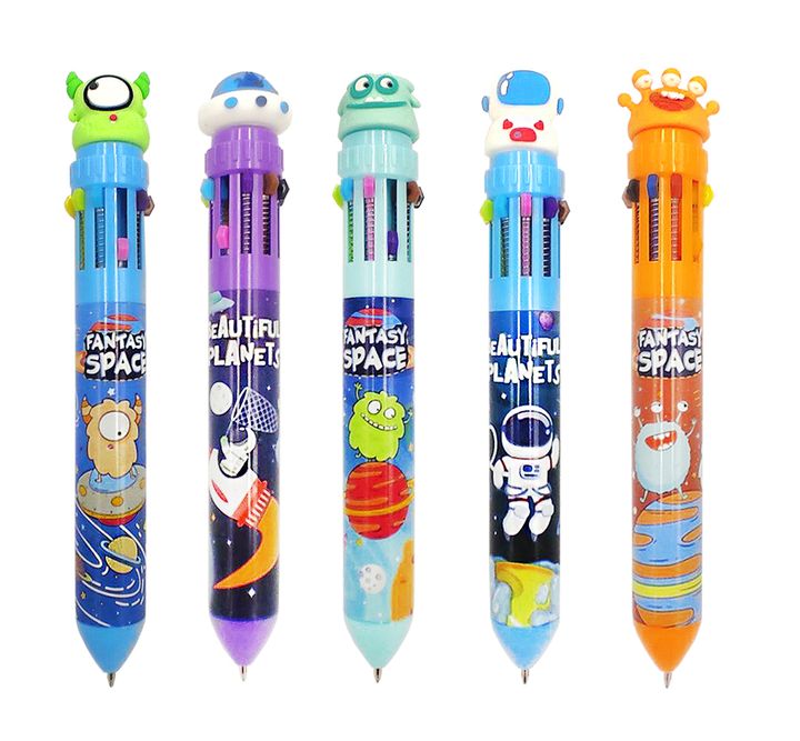 36 - 8 color pen - assorted boys - alien space - all 02