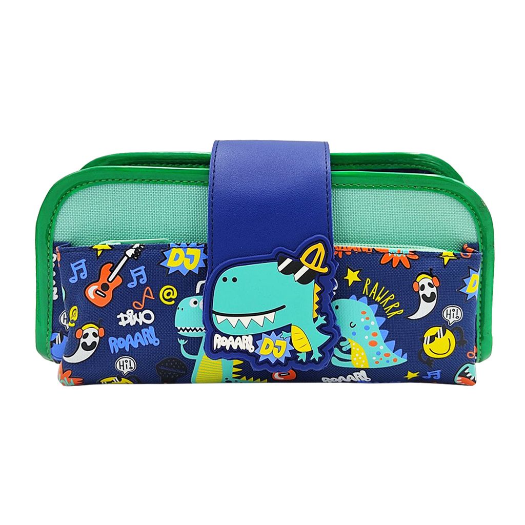 08 - dino - pencil case - front