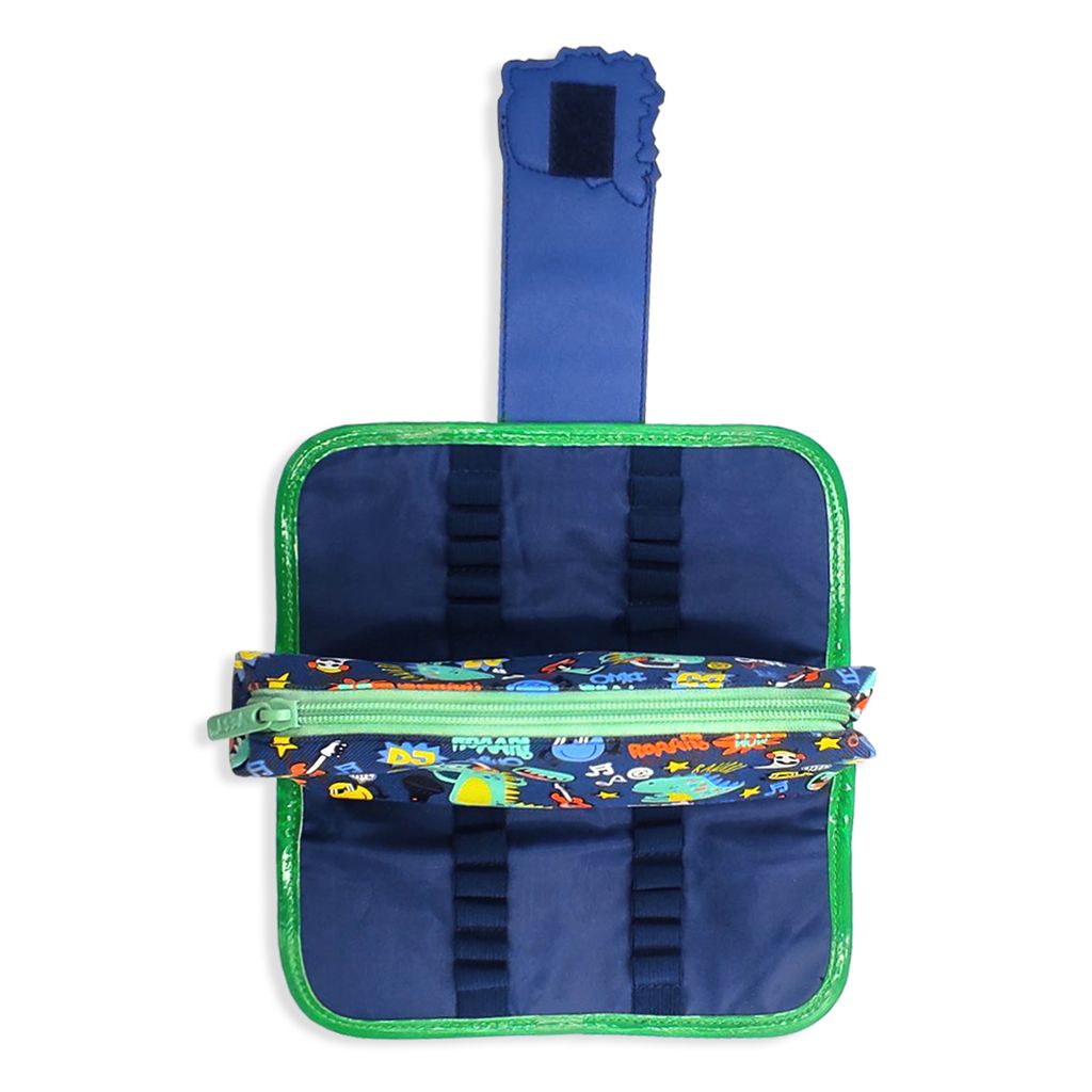08 - dino - pencil case - open