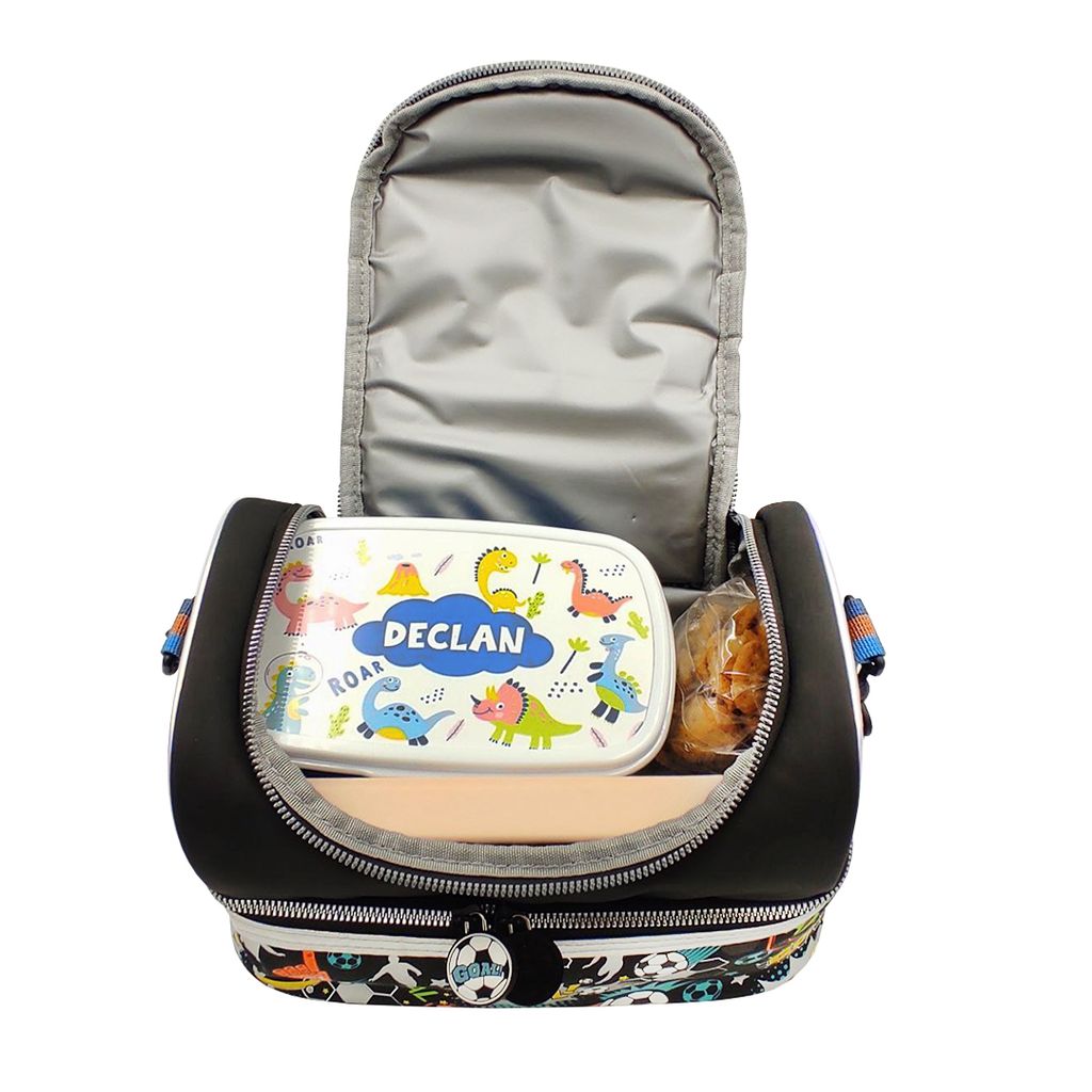 39 - lunch bag - football - inside - 01