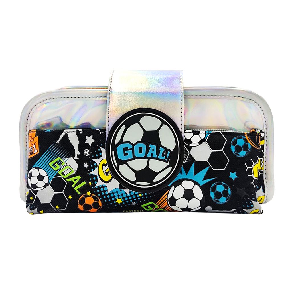 28 - football - pencil case -  front