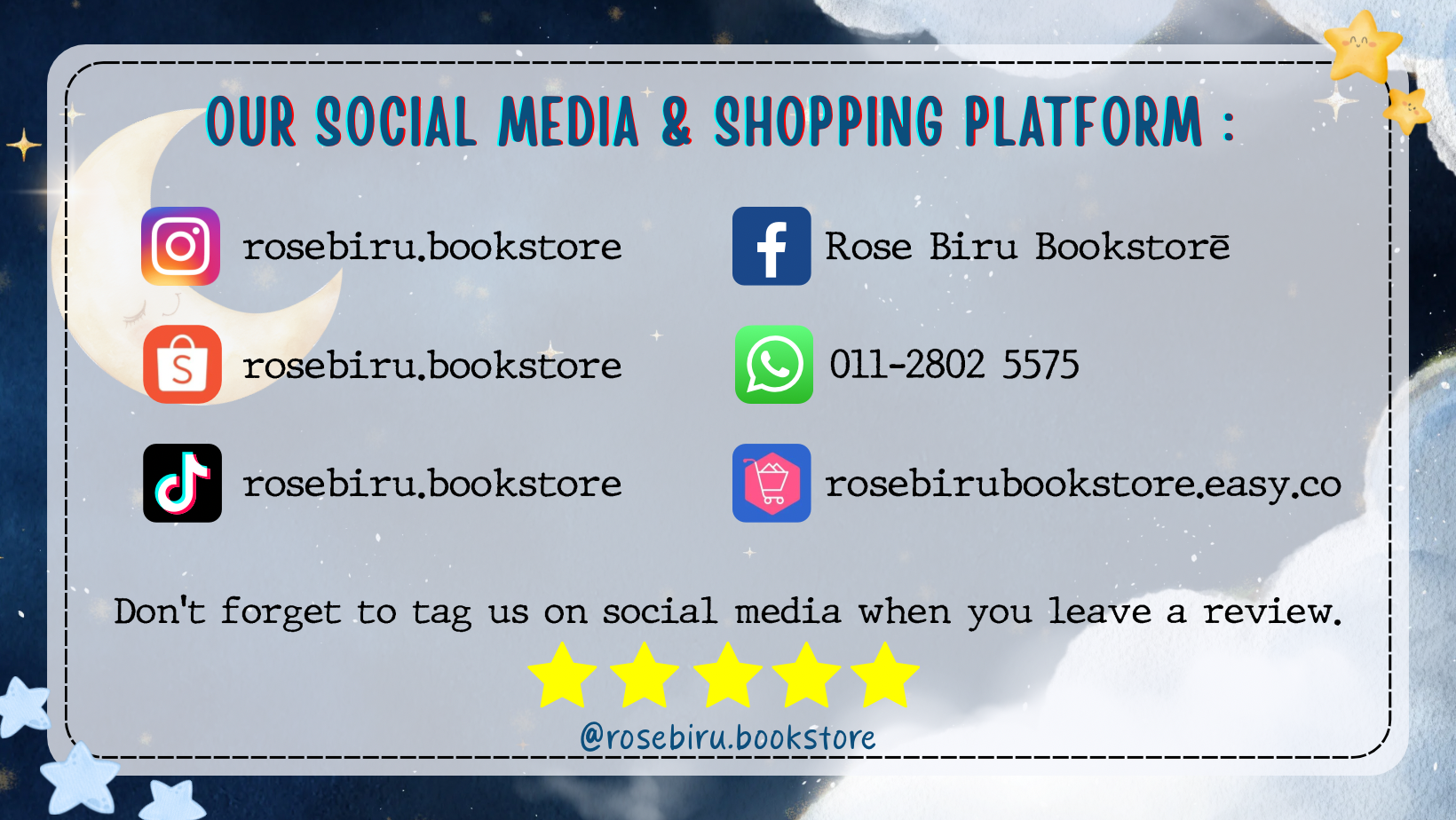  | Rose Biru Bookstore