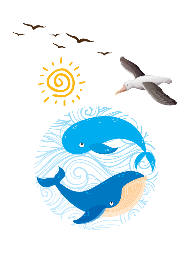 Kids_T-shirt Design_Whales-White-15