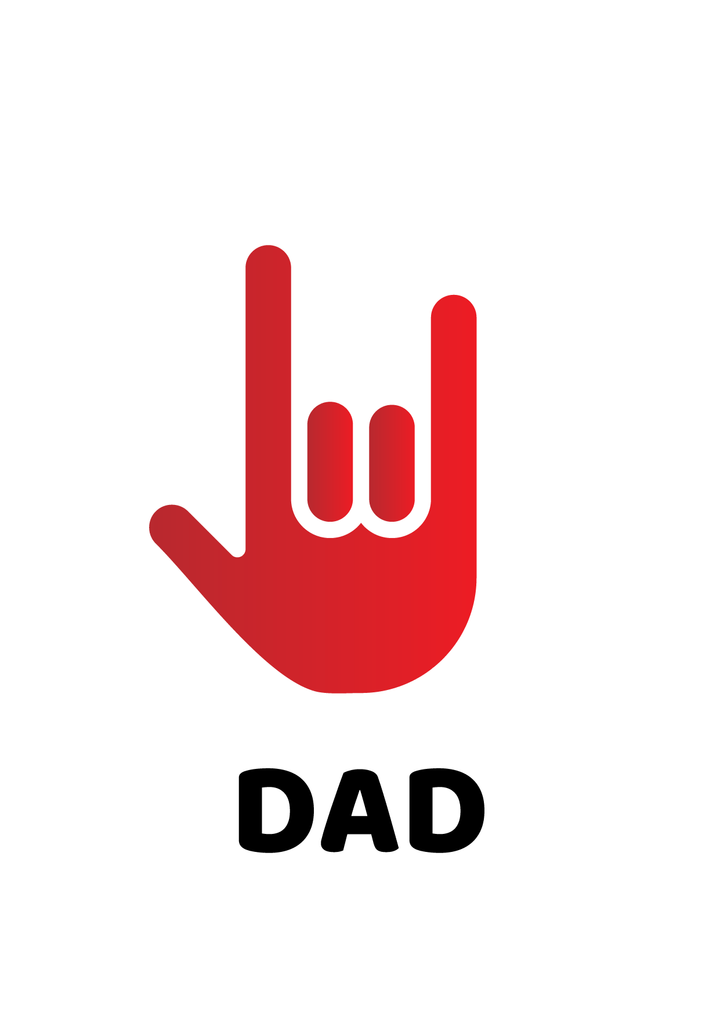 Adult - I LOVE DAD-Sign-01