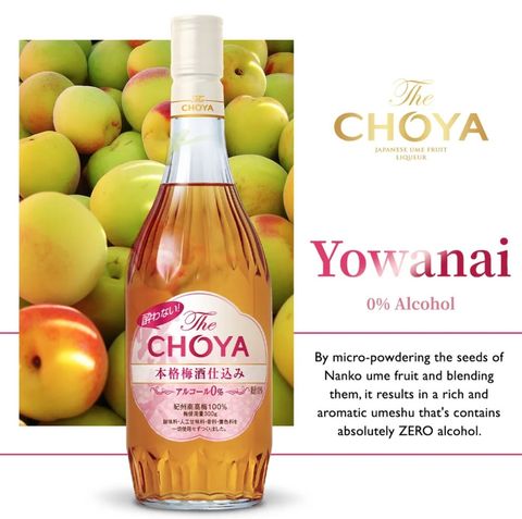 The CHOYA Yowanai (Non Alcohol) 2