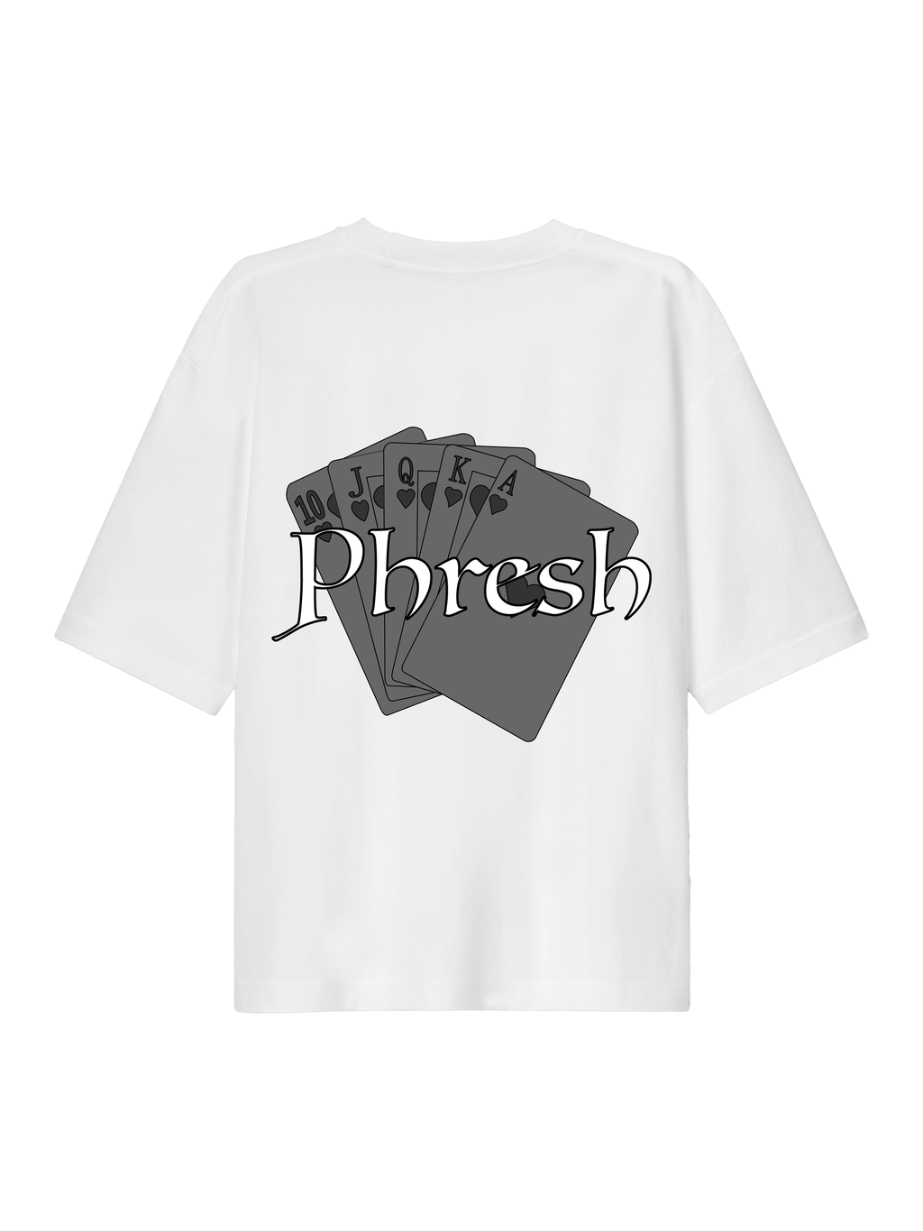 PHRESH POKER WHITE BACK