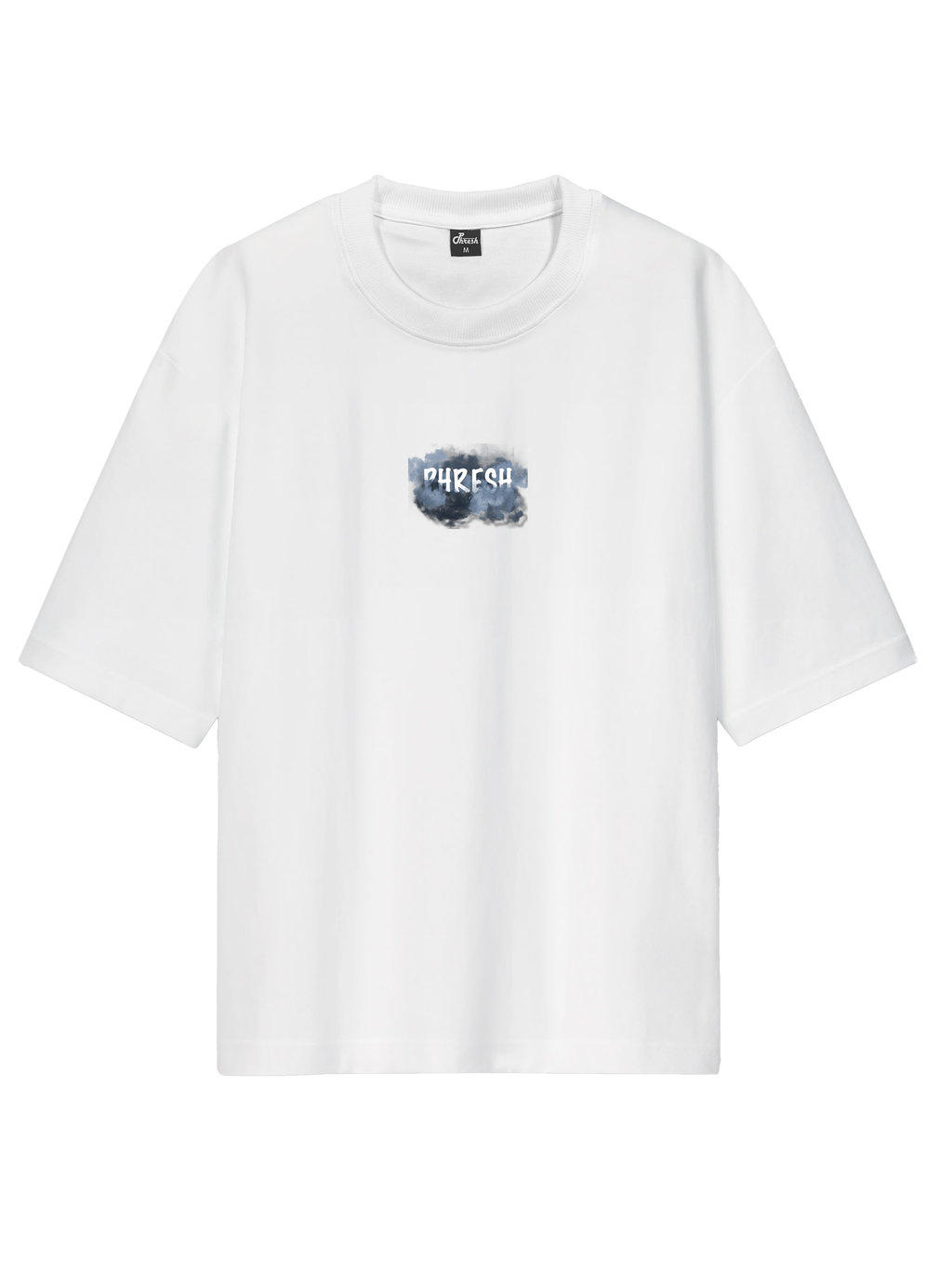 BURNING P FRONT WHITE