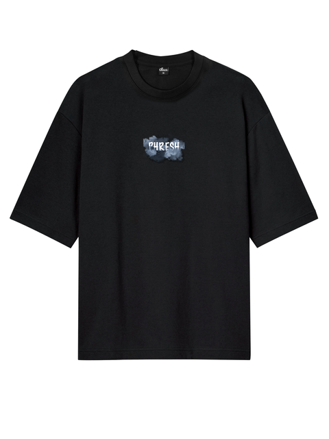 BURNING P FRONT BLACK