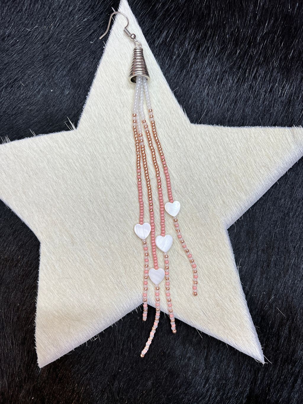 long dangle heart earrings