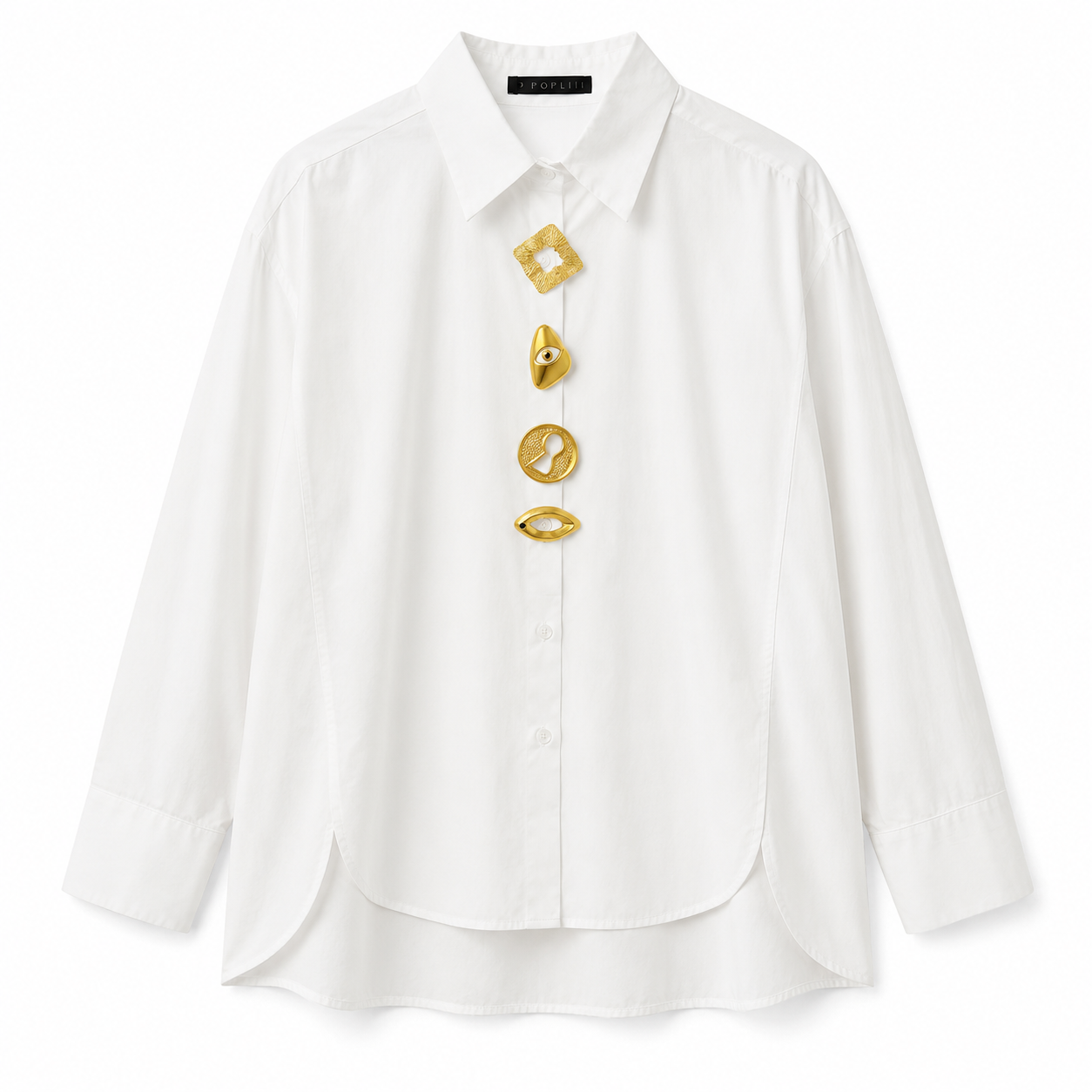 Jewel Button Shirt-02