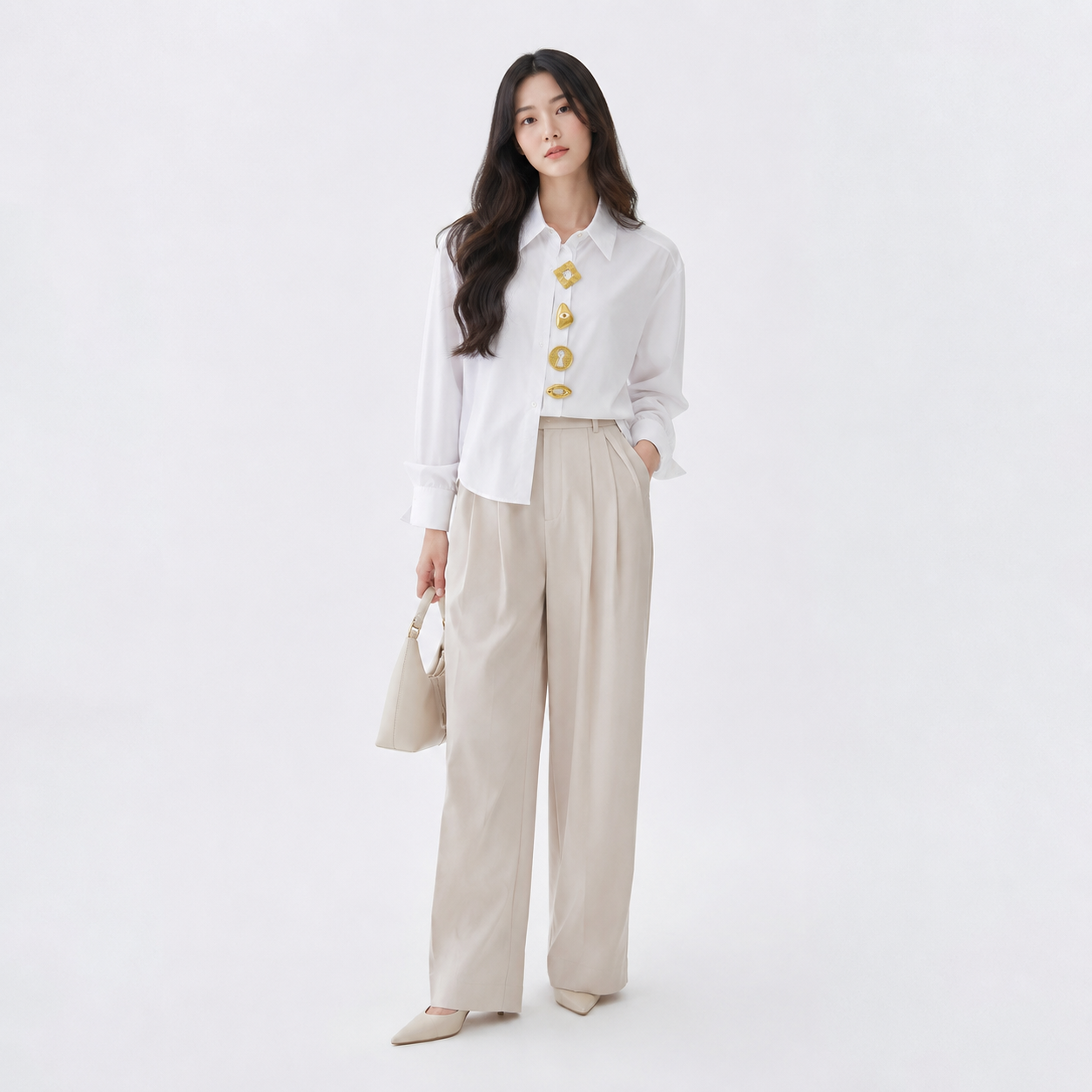 Jewel Button Shirt-04