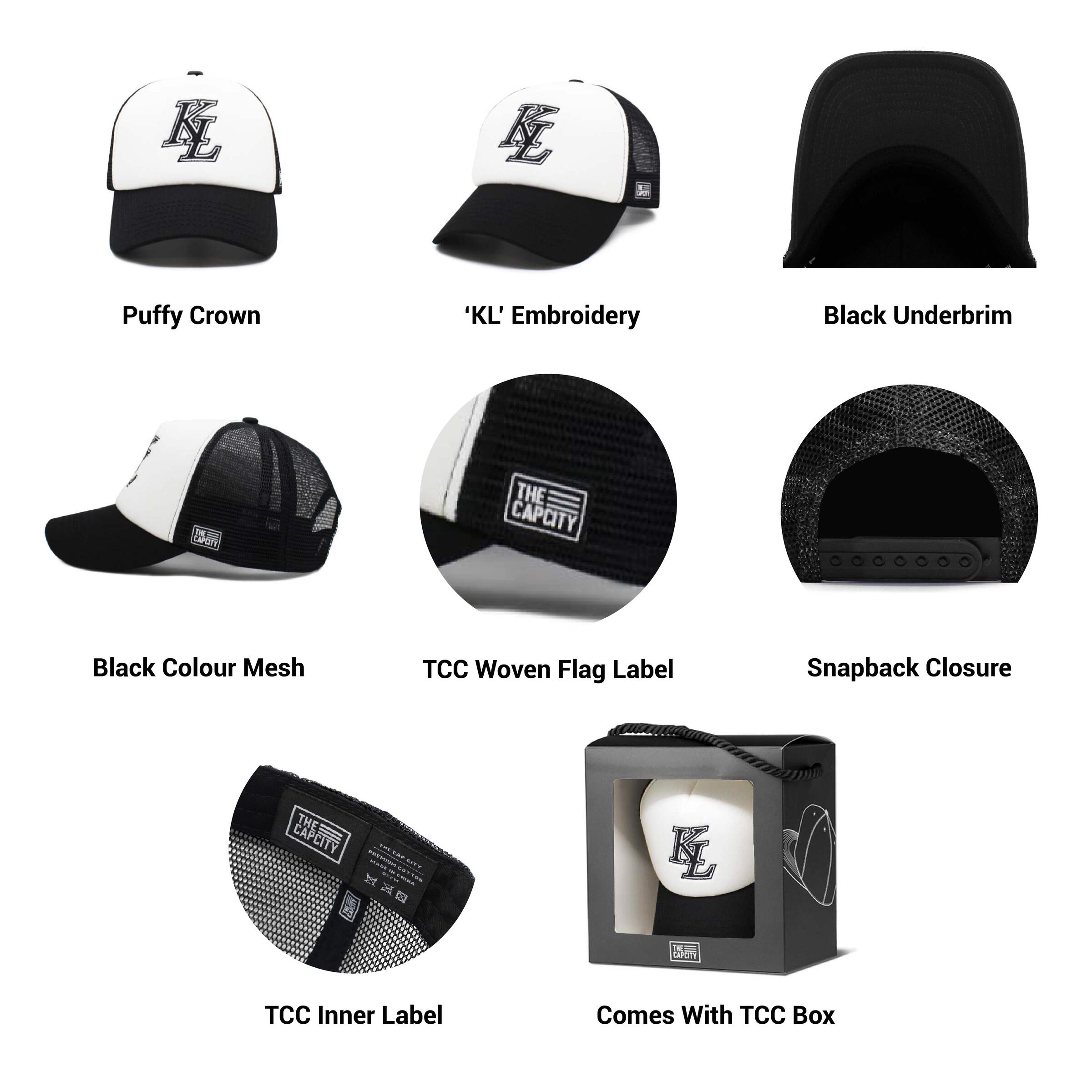 Snap Back Collection KL LEGACY PUFFY TRUCKER SNAPBACK COLLECTION – The Cap City