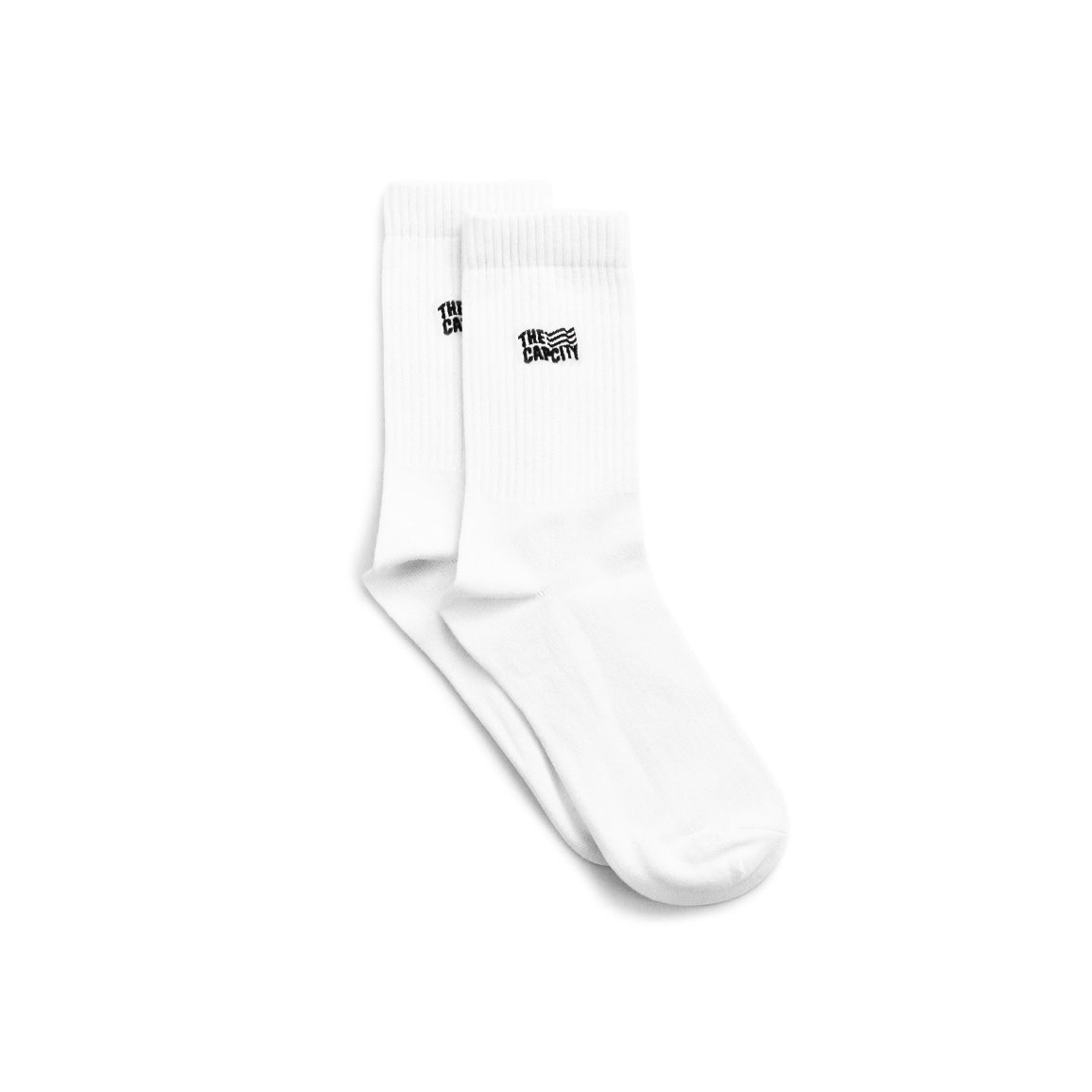 TCC Waving Socks WH_BL