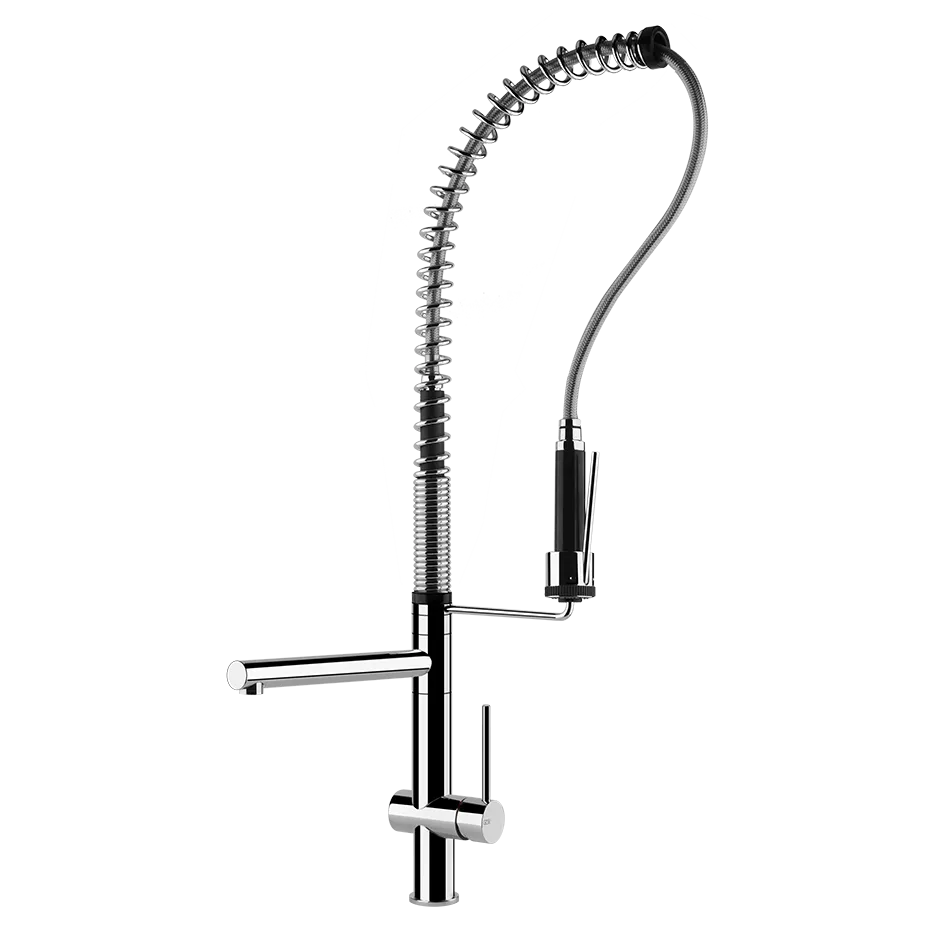 GESSI 941 特殊功能檯面式單槍龍頭 亮鉻色 原廠產品照