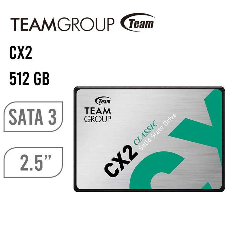 Disque SSD Team Group CX2 2.5 256GB SATA - DARIACOM