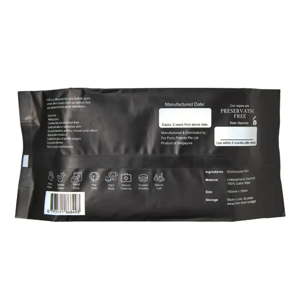 P.A.W.S Wipes - Back
