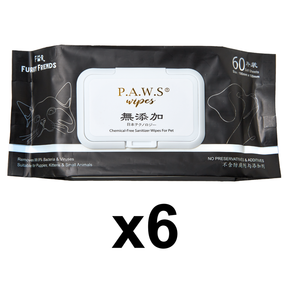 p.a.w.s wipes x6