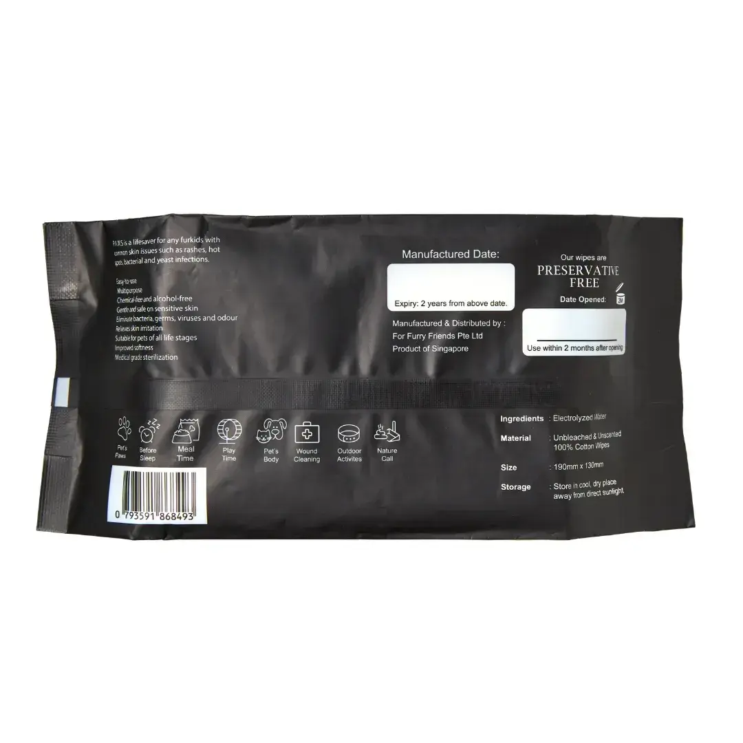 P.A.W.S Wipes - Back