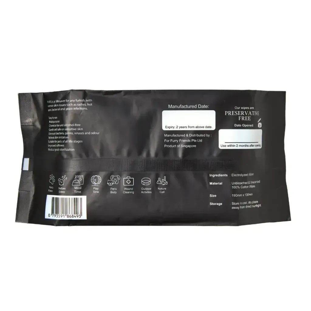 P.A.W.S Wipes - Back