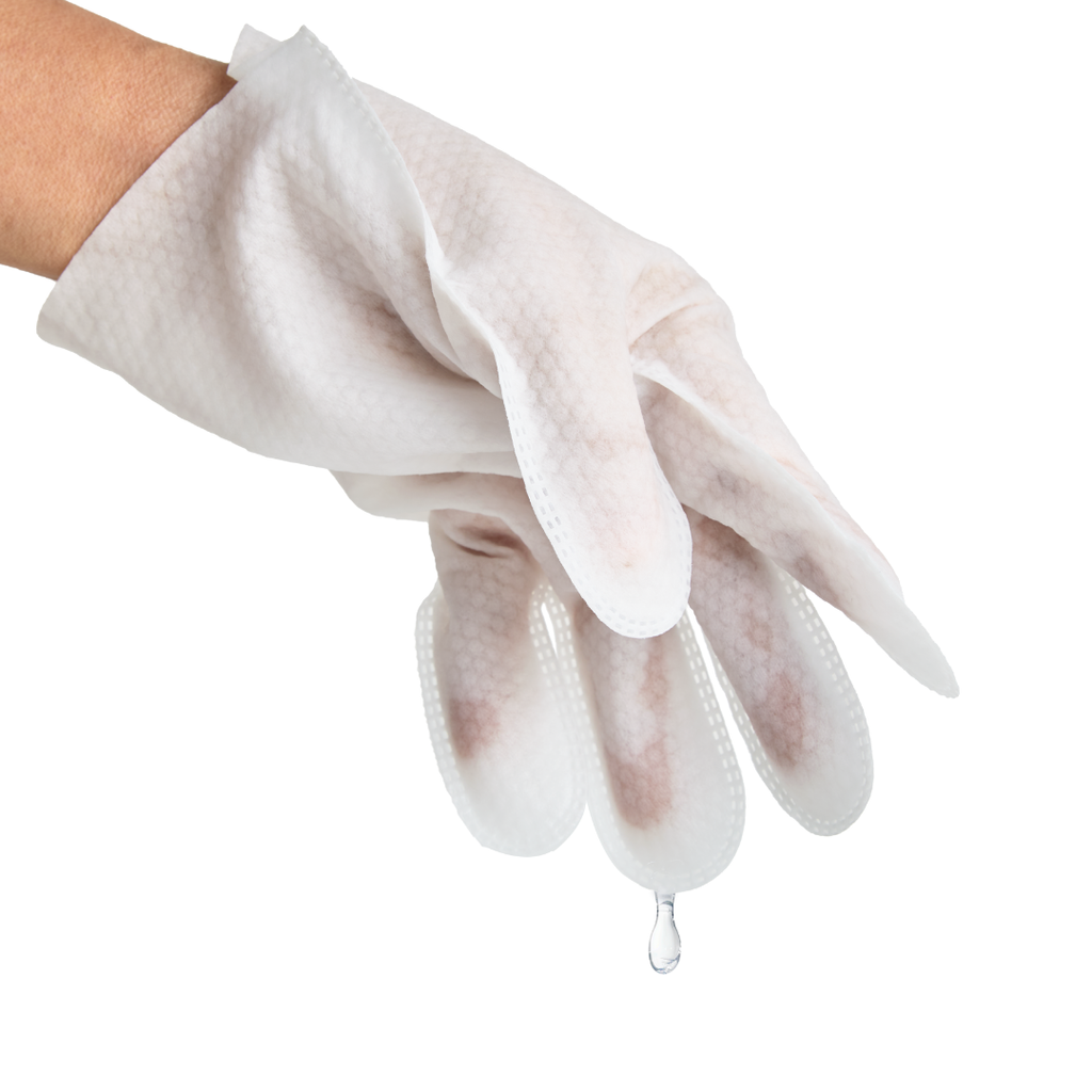 P.A.W.S Full Body Pet Spa Gloves Dripping Wet