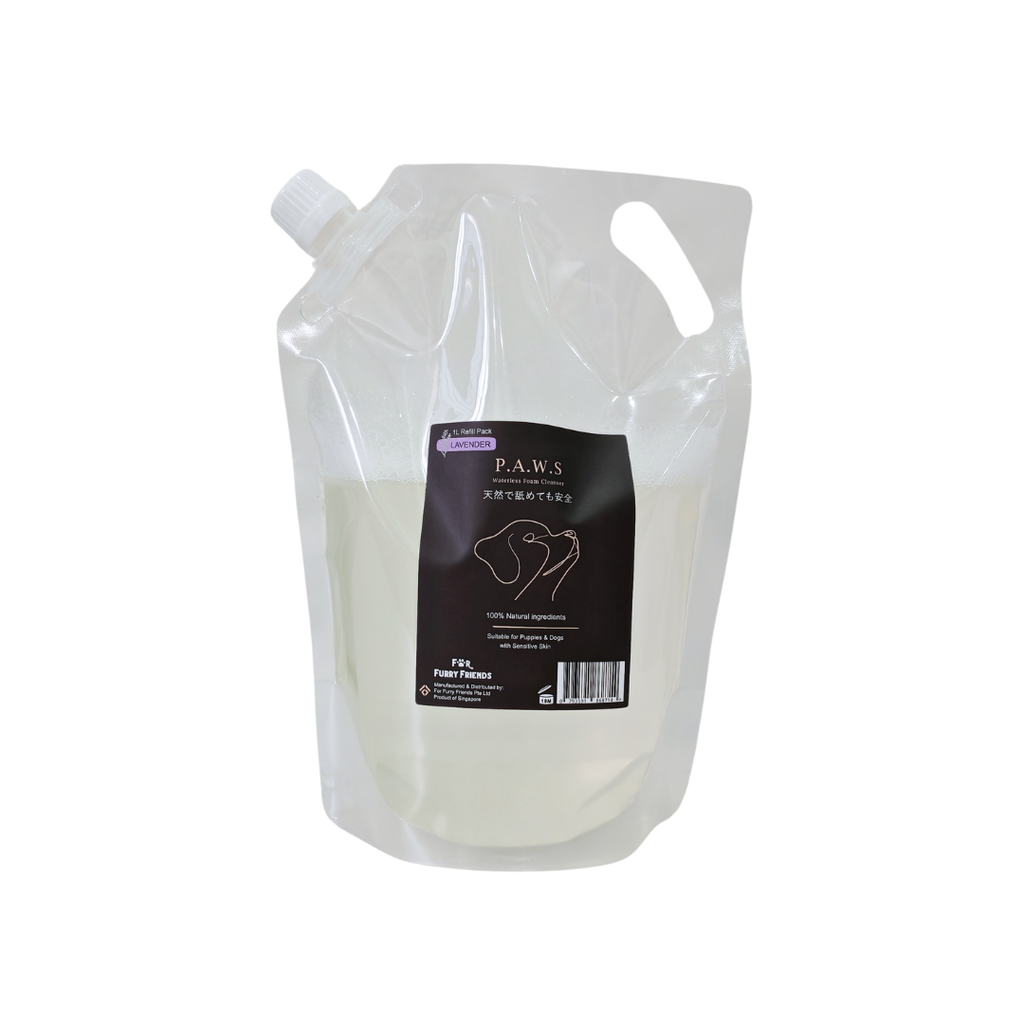 P.A.W.S Waterless Foam Cleanser 1L Refill