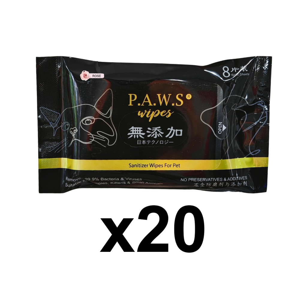 travel wipes x20 rose