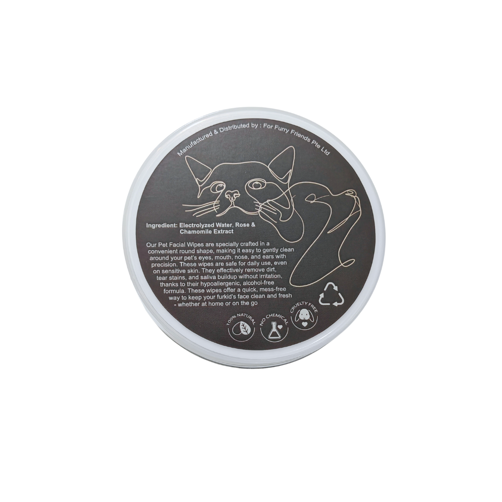 P.A.W.S Pet Facial Wipes top