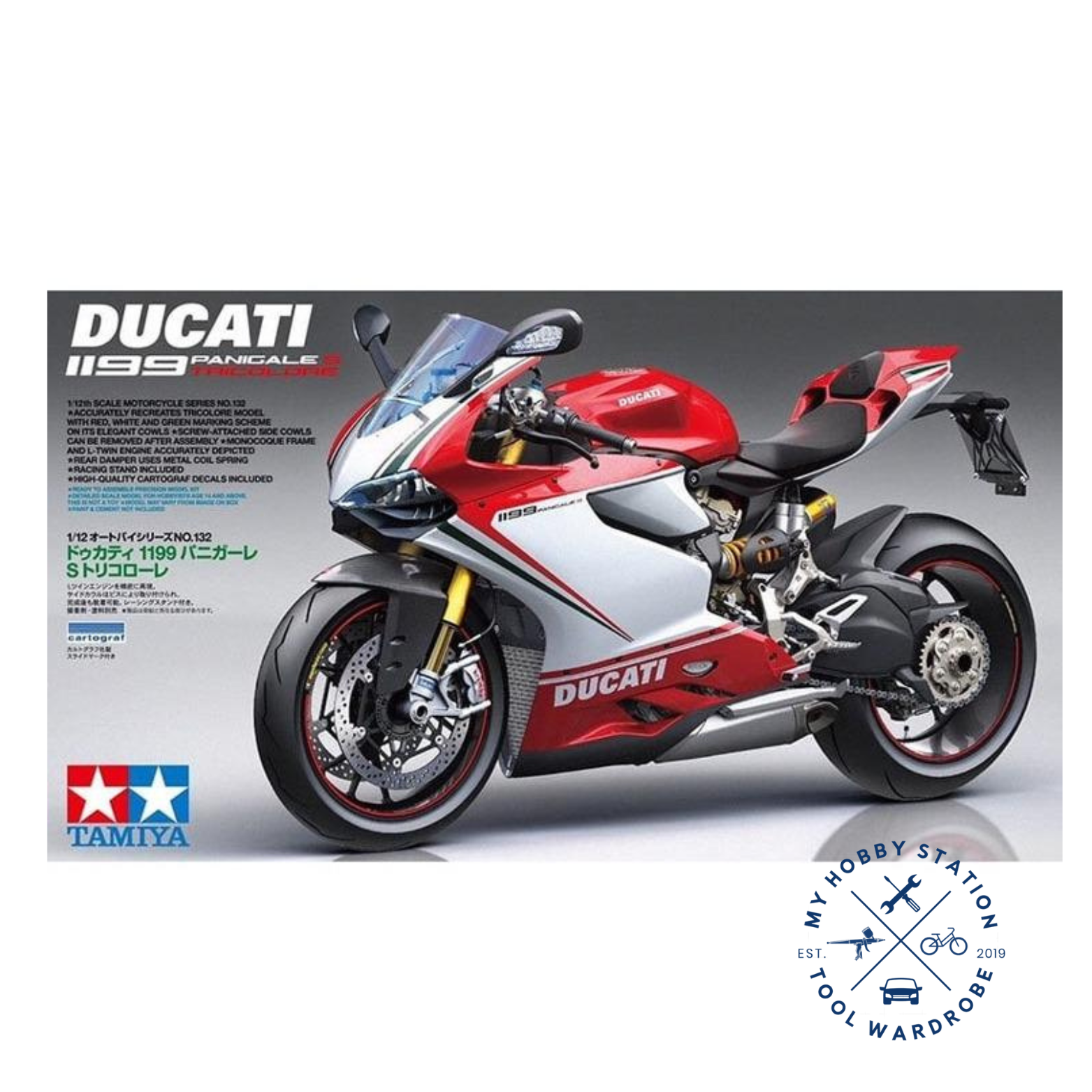Tamiya 1/12 Motorcycle Series No.132 1/12 Ducati 1199 Tamiya 1/12 Motorcycle Series No.132 1/12 Ducati 1199