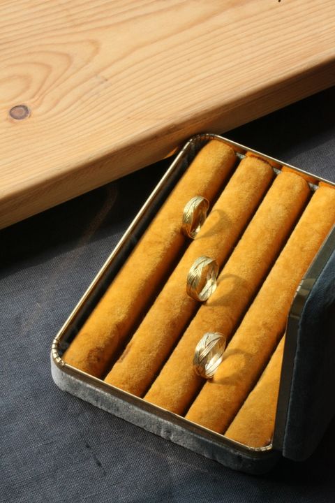 左上slim ring、右下medium ring