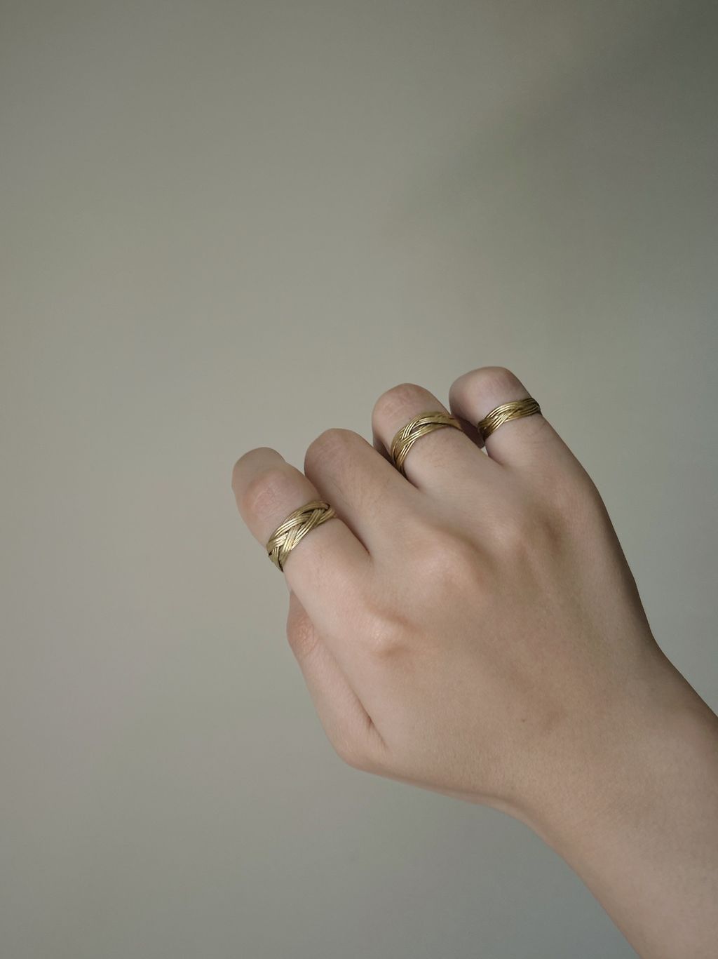 食指medium ring、尾戒slim ring