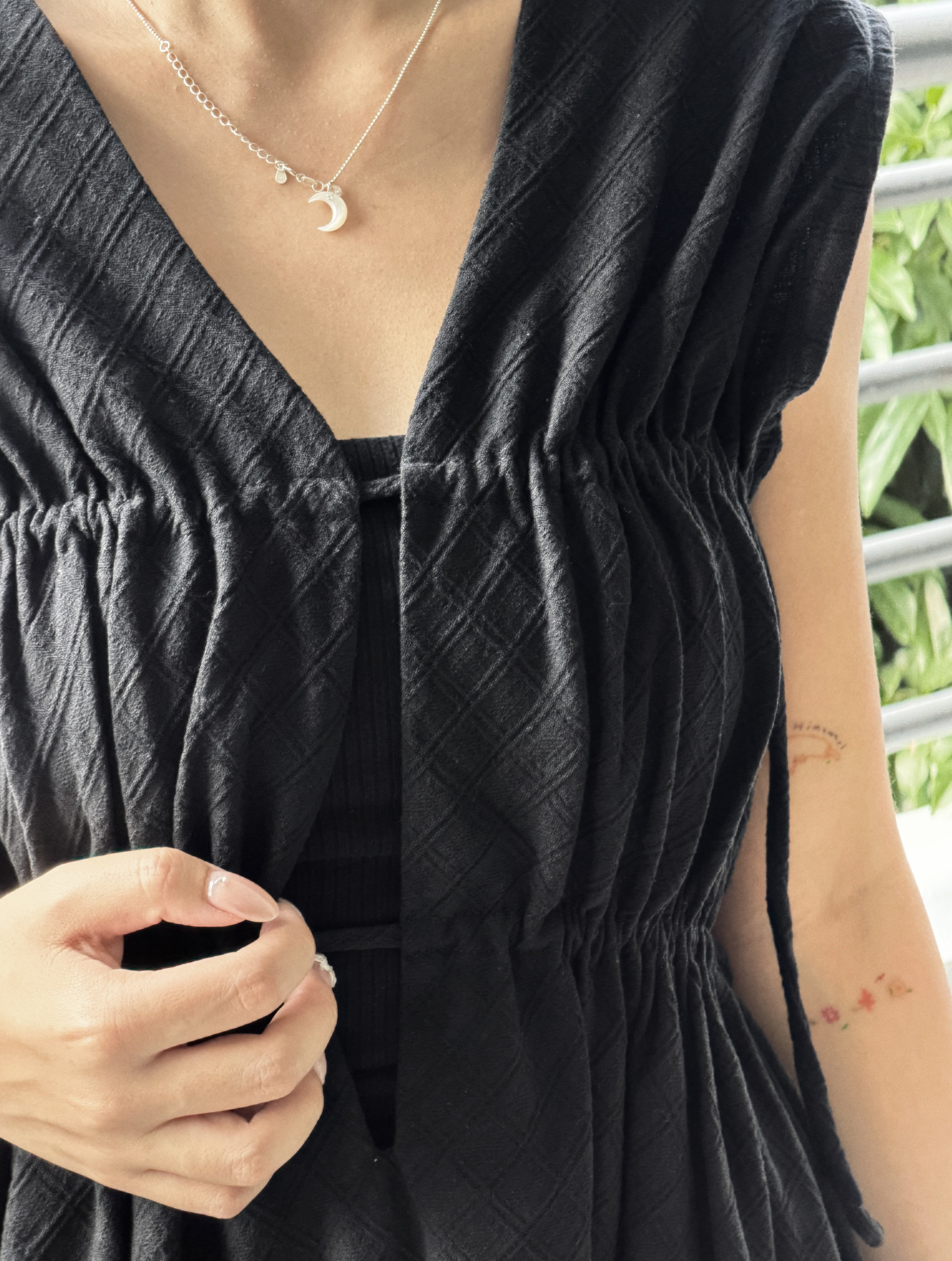 Himawari-website-Drawstring-Ruched-Mini-Dress-black-12