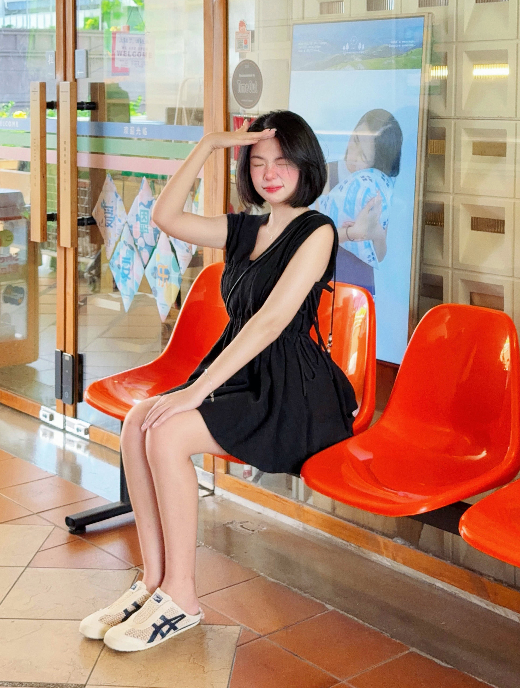 Himawari-website-Drawstring-Ruched-Mini-Dress-black-8