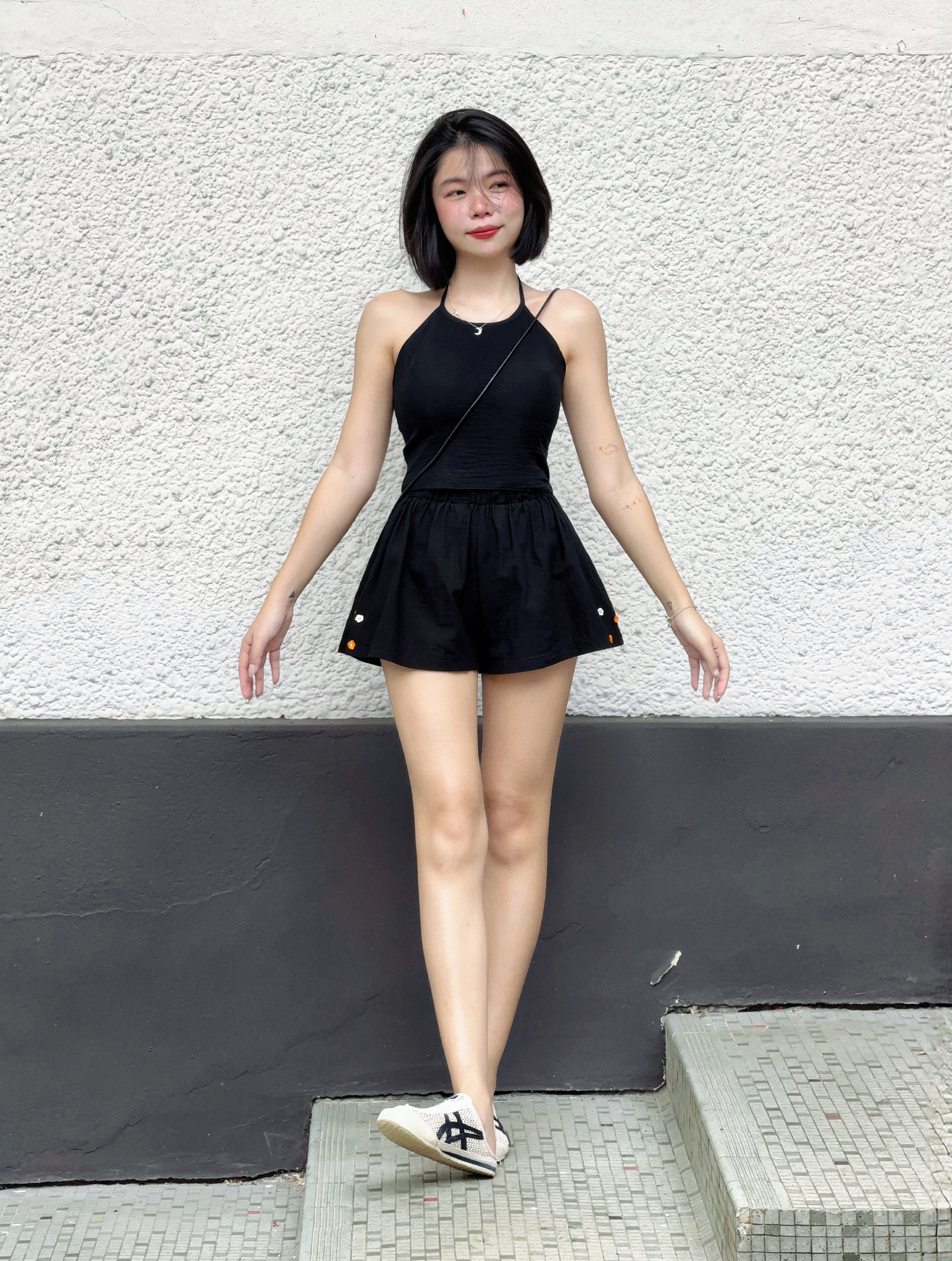 Himawari-website-Tie-Back-Halter-Top-black-3