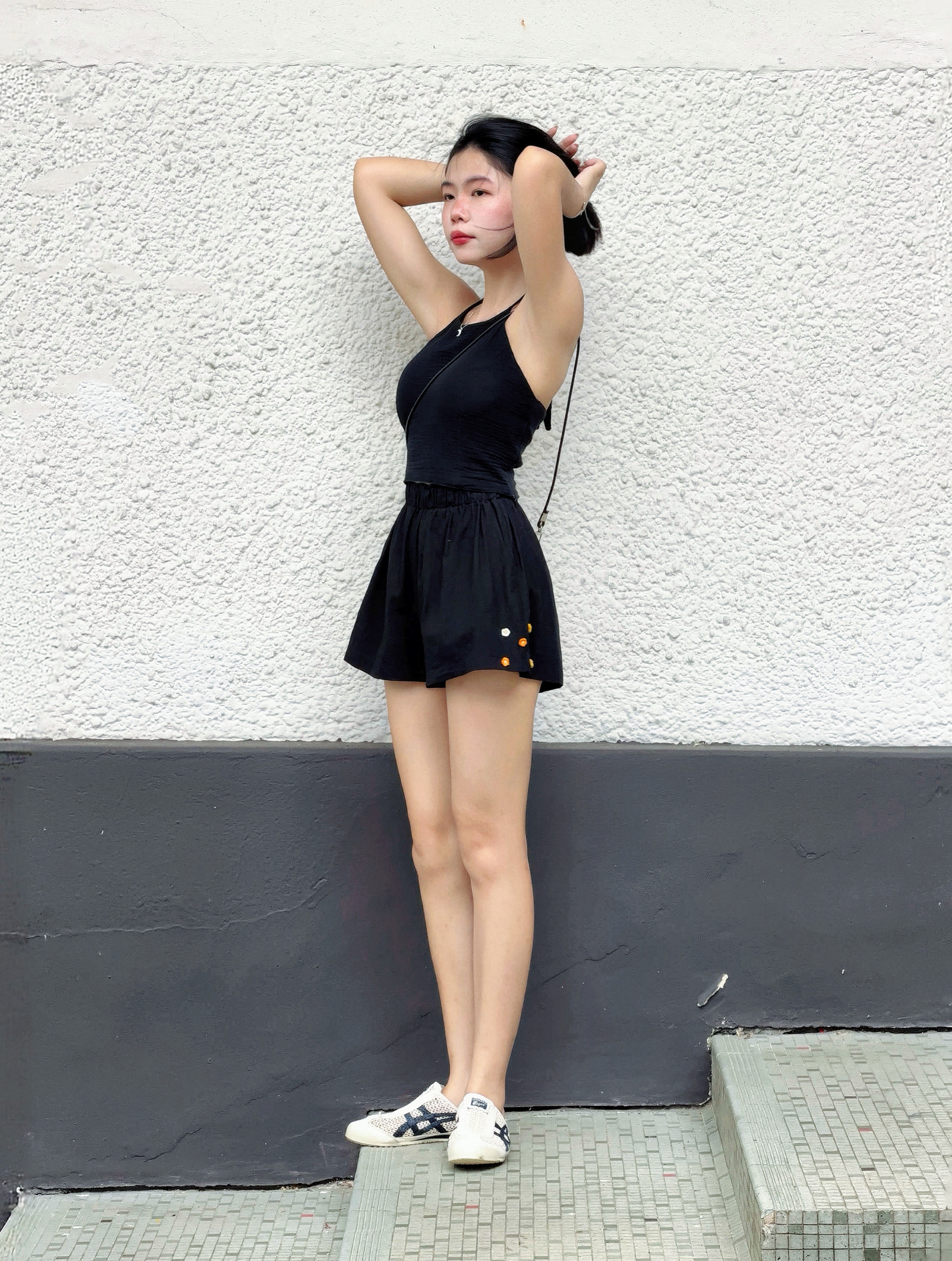 Himawari-website-Tie-Back-Halter-Top-black-4