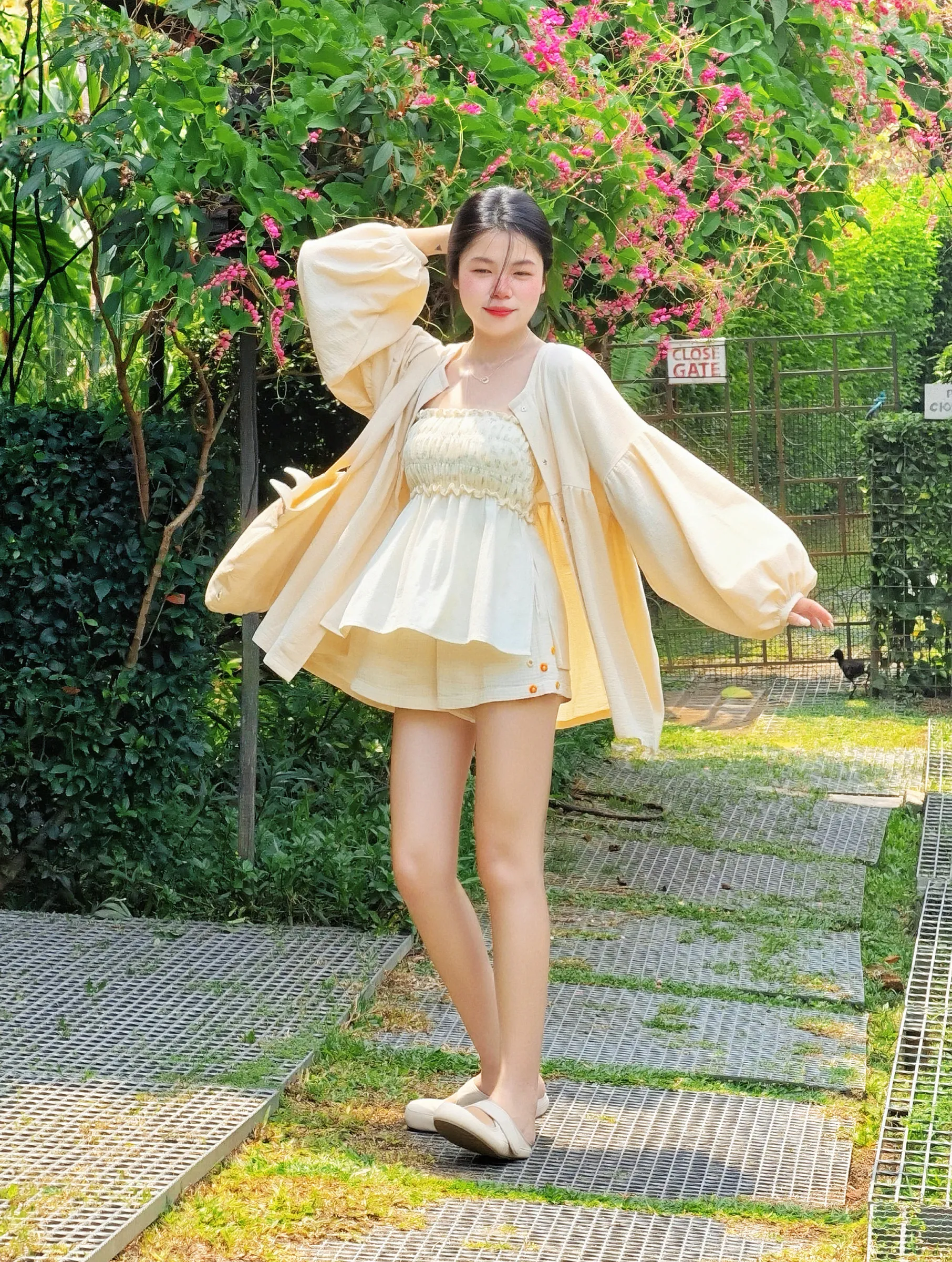 Himawari-website-button-mini-dress-beige-4