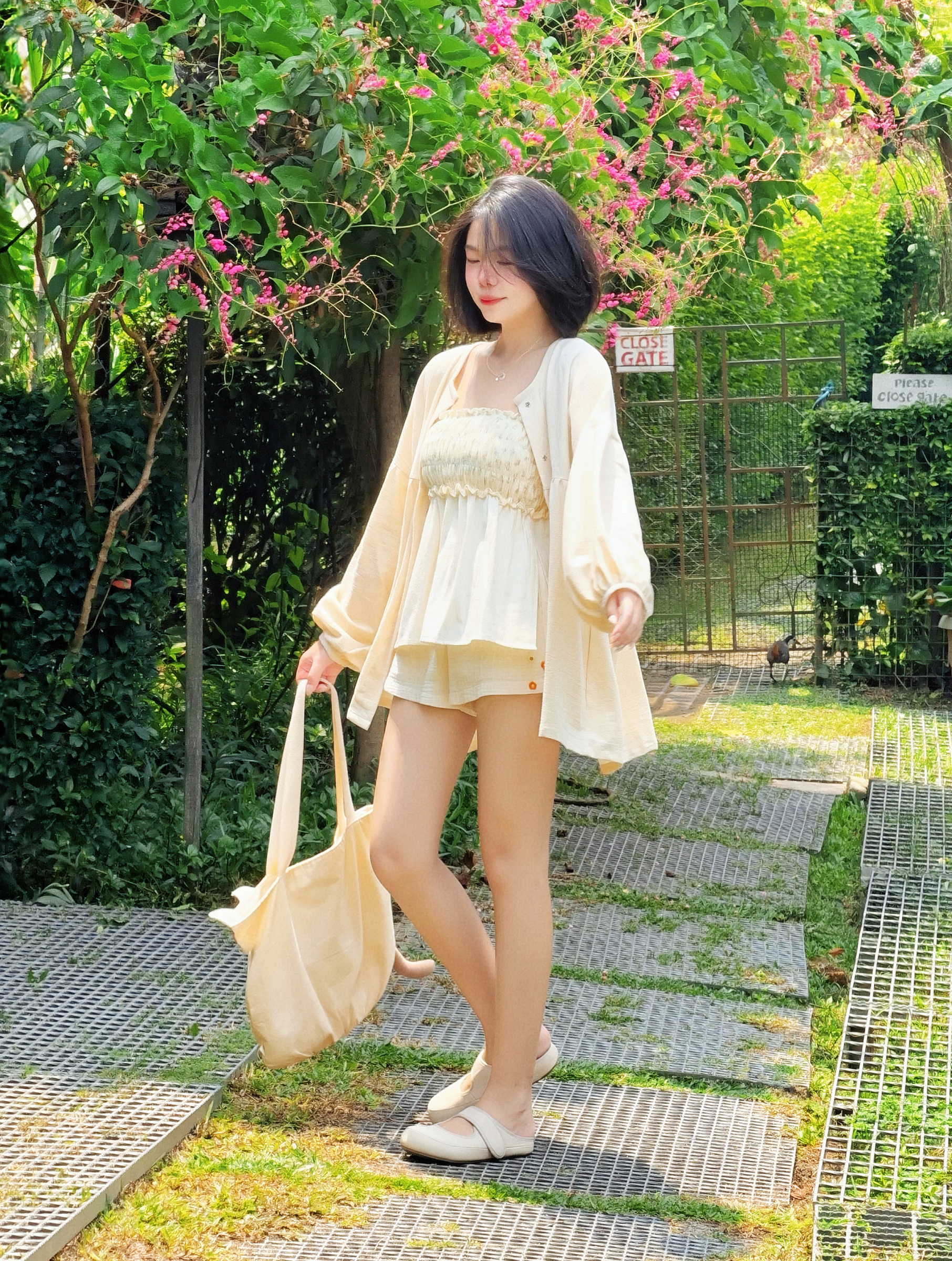 Himawari-website-button-mini-dress-beige-2