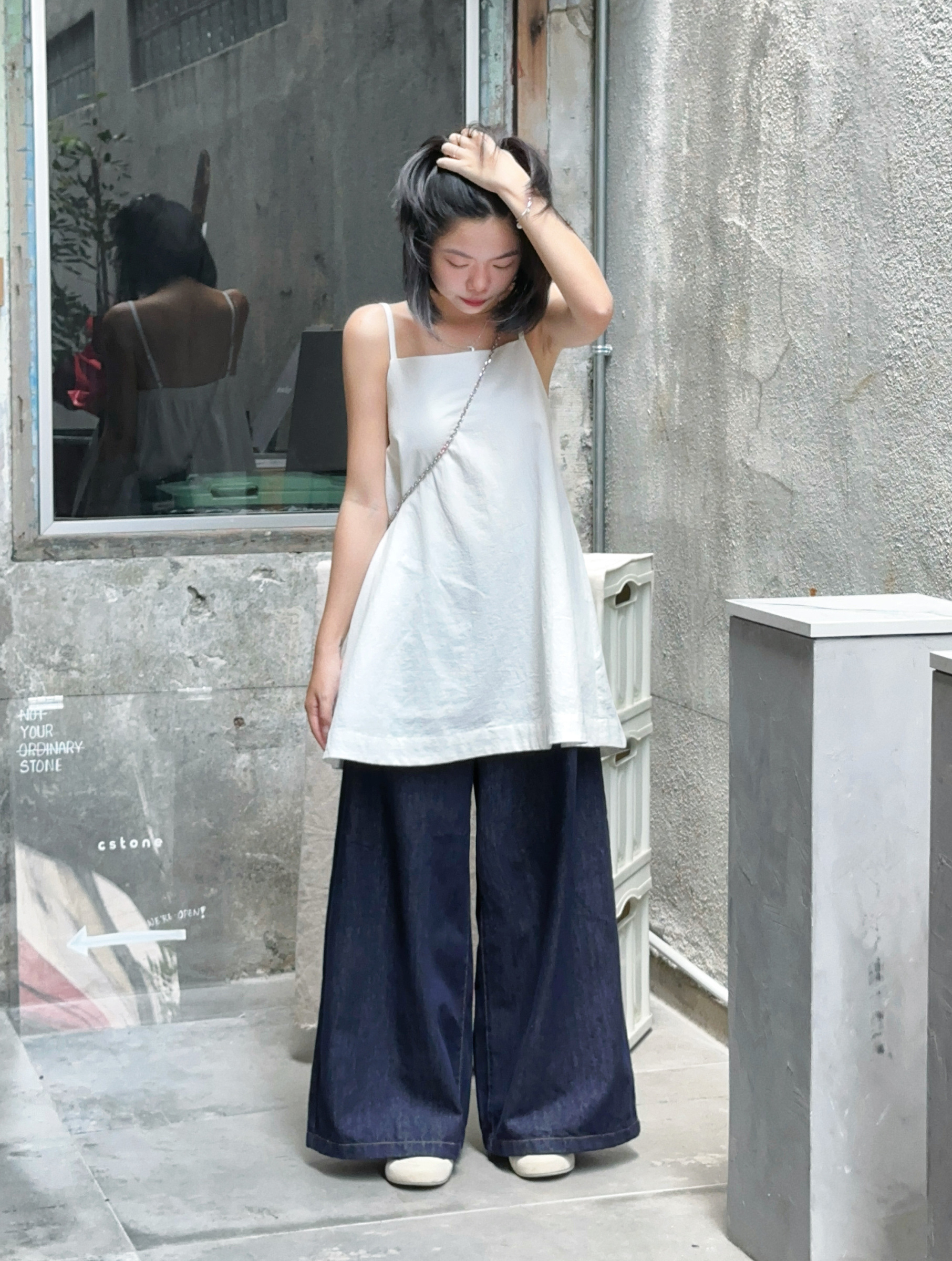 葵-website-linen-flat-dress-white-3