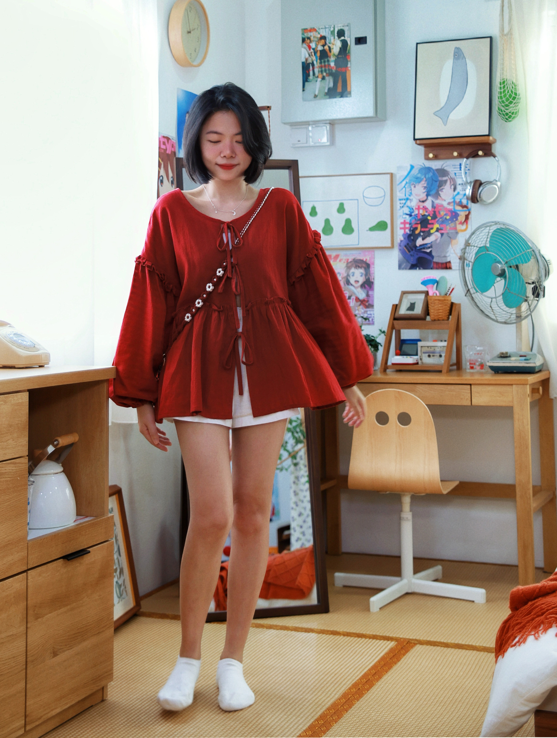 Himawari-website-ribbontie-longsleeve-red-1