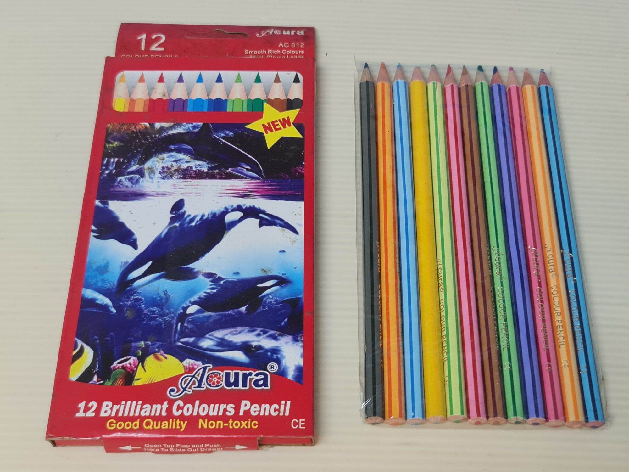 Acura Colour Pencil Pensil Warna